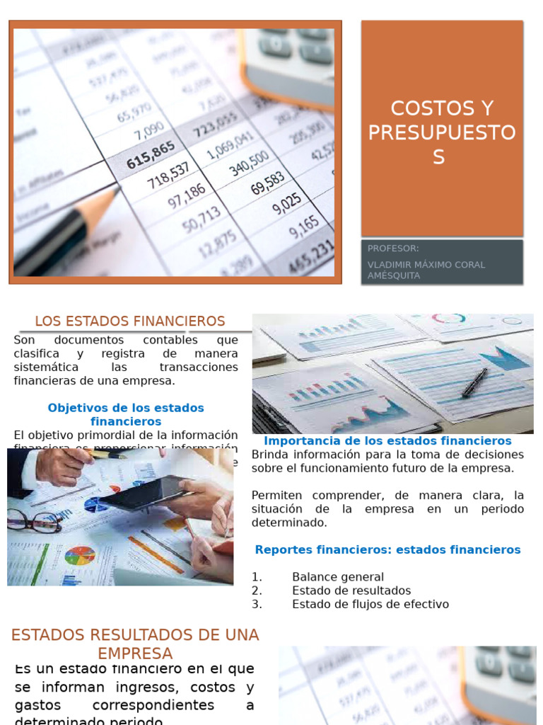 Costos y Presupuesto | PDF | Estado de resultados | Estado financiero