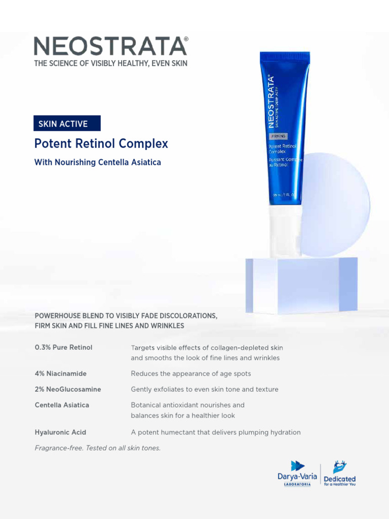 Brosur Potent Retinol Complex Detail Aid - Final Approved | PDF ...