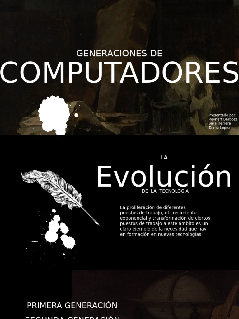 Evolucion de Las Computadoras | PDF | Circuito integrado | Ibm