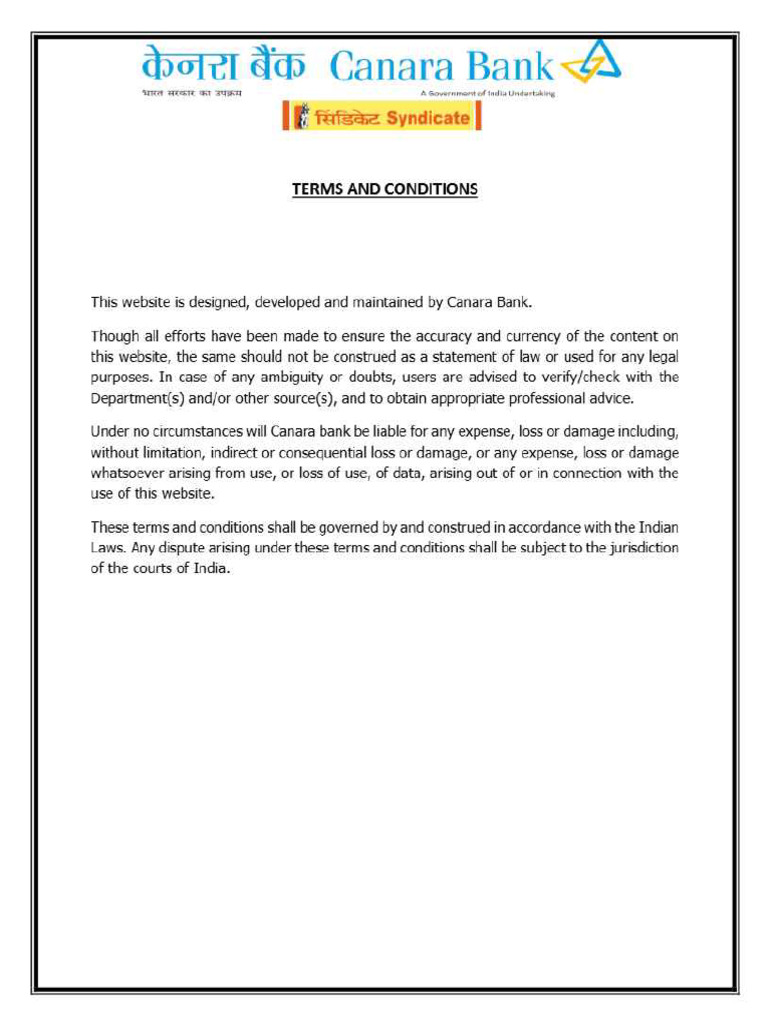 Terms and Conditions | PDF
