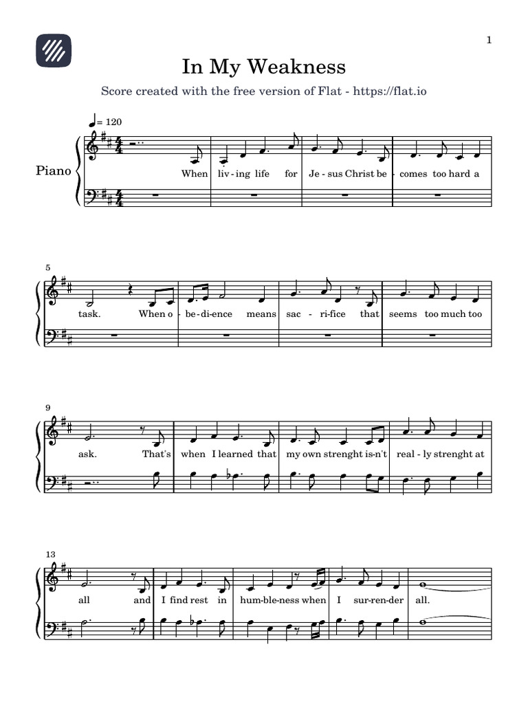 Strength in Weakness: A Gospel Reflection | PDF