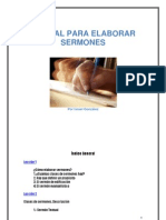 Manual para Elaborar Sermones