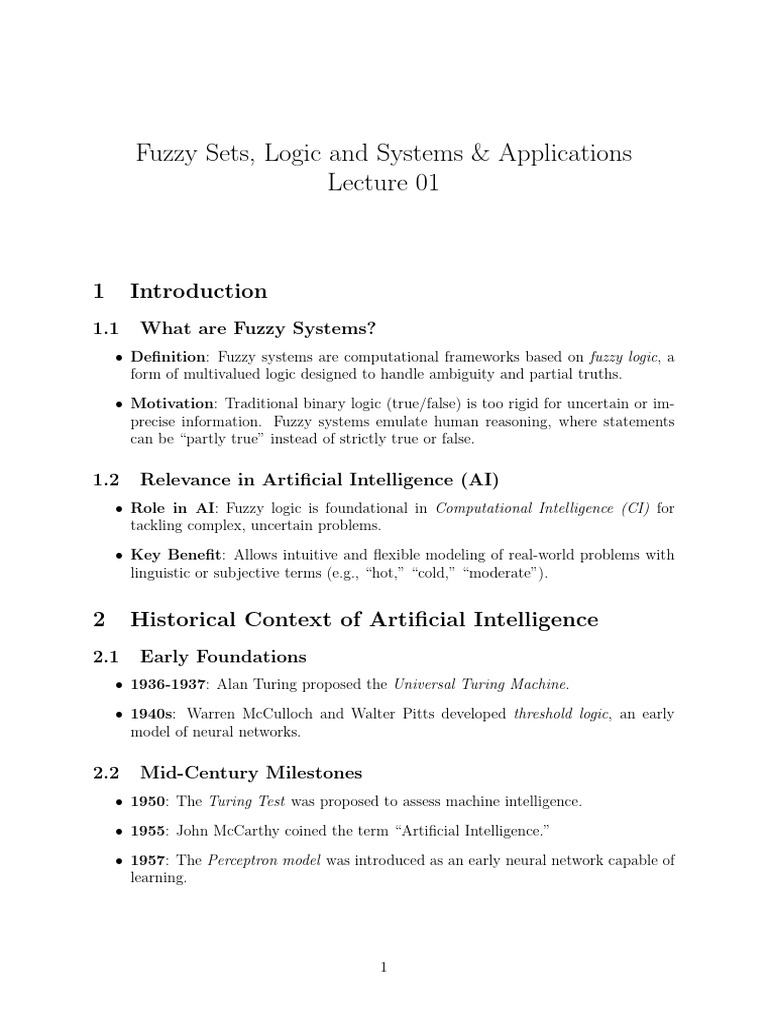 Fuzzy Logic Systems and Applications | PDF | Fuzzy Logic | Artificial ...