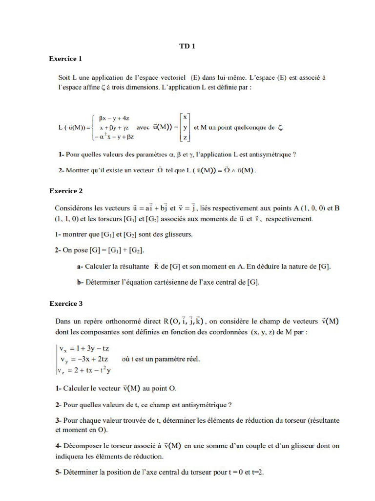 TD 1 | PDF