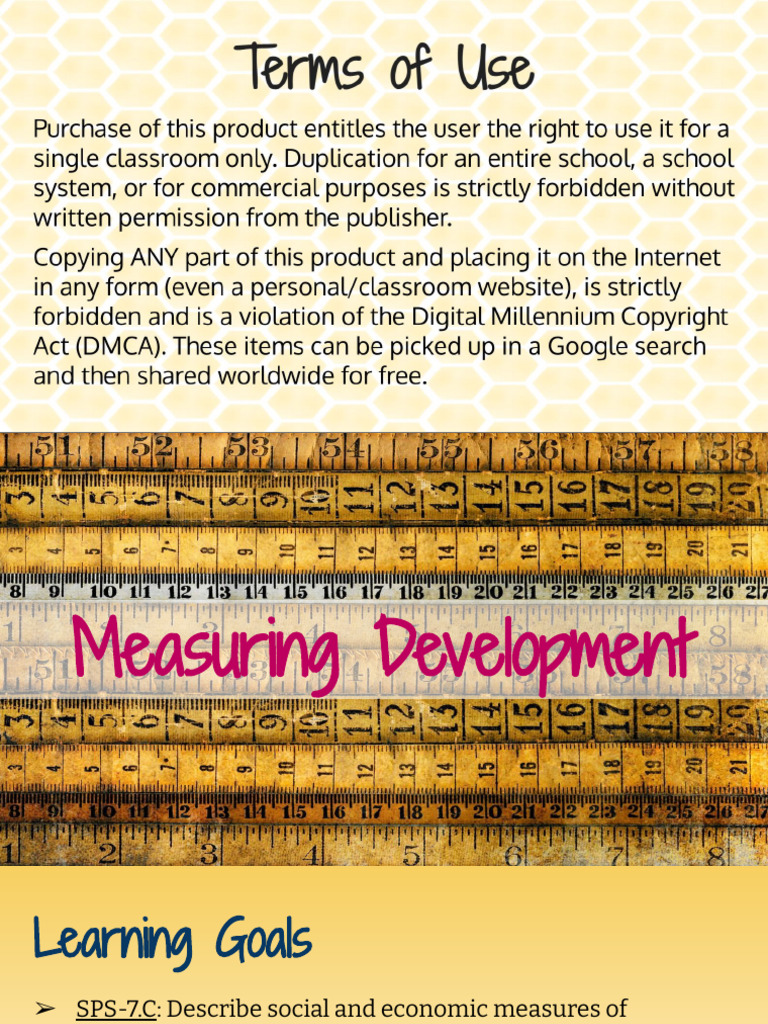 7.4 +Measuring+Development | PDF | Gross Domestic Product | Poverty