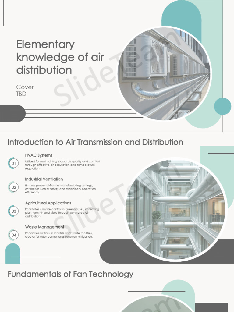 Elementary Knowledge of Air Distribution: Cover TBD | PDF | Ventilation ...