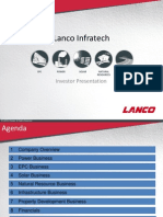 Investor Presentation Lanco