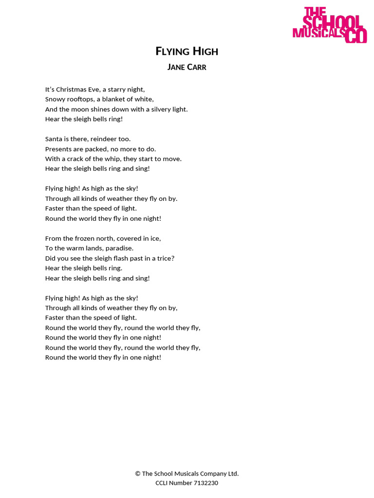Lyrics - Flying High | PDF