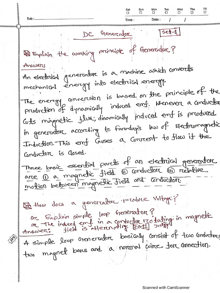 DC Generator | PDF