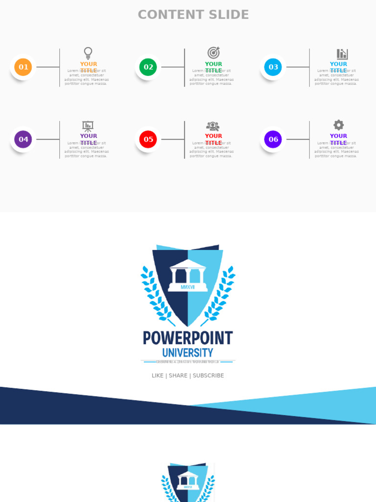 850 Simple Content Slide | PDF