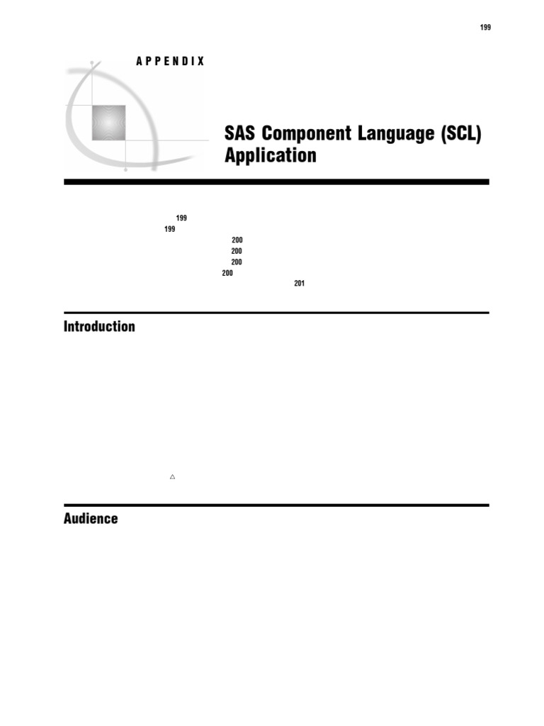 SCL Doc2 | PDF | Sas (Software) | Inventory