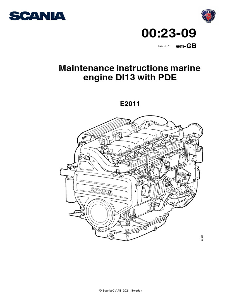 SCANIA DI 13 WITH PDE - MANUAL BOOK | PDF | Motor Oil