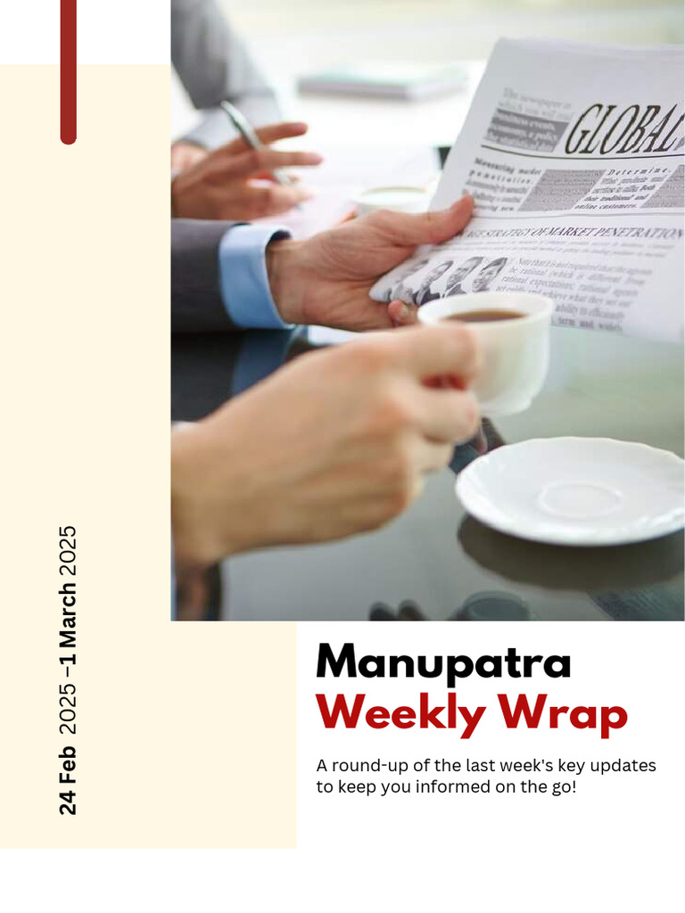Manupatra Weekly Wrap 24feb 1march 2025 | PDF | Regulatory Compliance ...