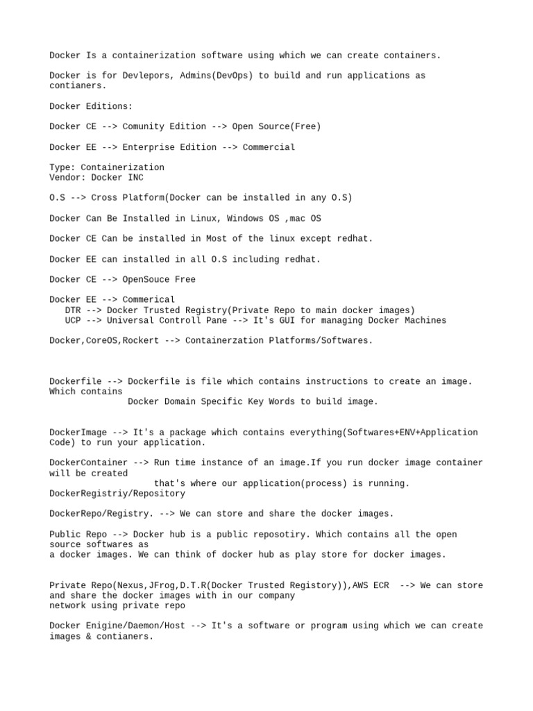 Docker Installation and Usage Guide | PDF | Sudo | Free Software
