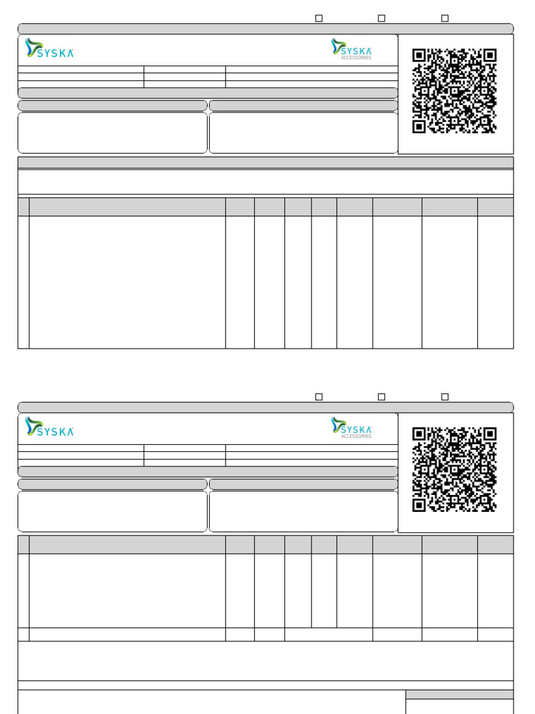 SS Format - Syska Accessories Stock Format - 1 - Jan 2023 - SS | PDF ...