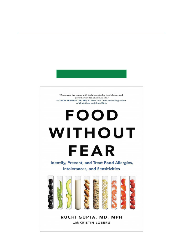 Food Without Fear Identify, Prevent, and Treat Food Allergies ...