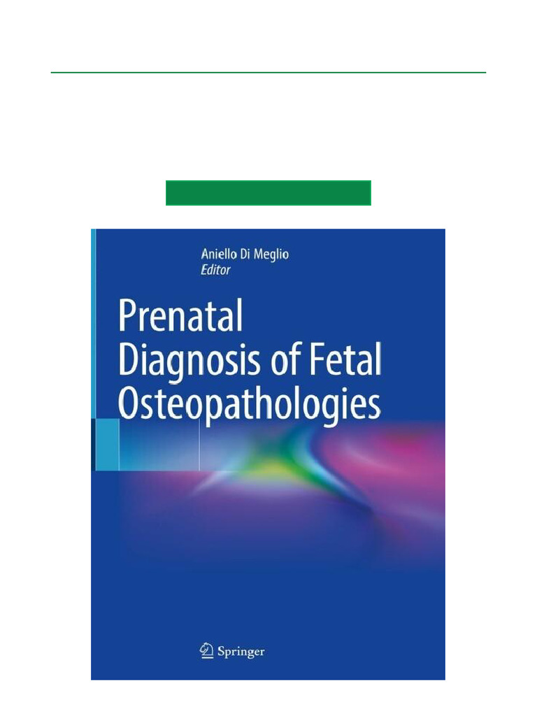 Prenatal Diagnosis of Fetal Osteopathologies Scribd Download | PDF ...
