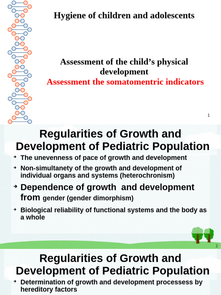 Assessment of Physical Development1 | PDF | Percentile