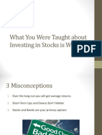 What You Were Taught About Investing in Stocks Is Wrong