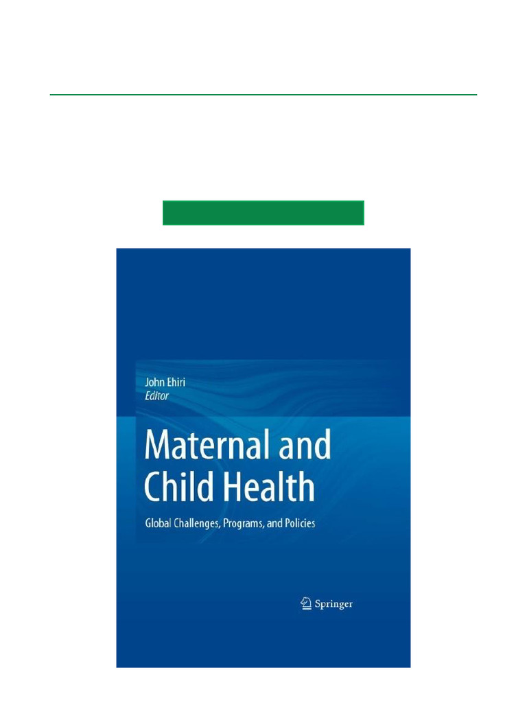 Maternal and Child Health Challenges | PDF | Global Health | Poverty