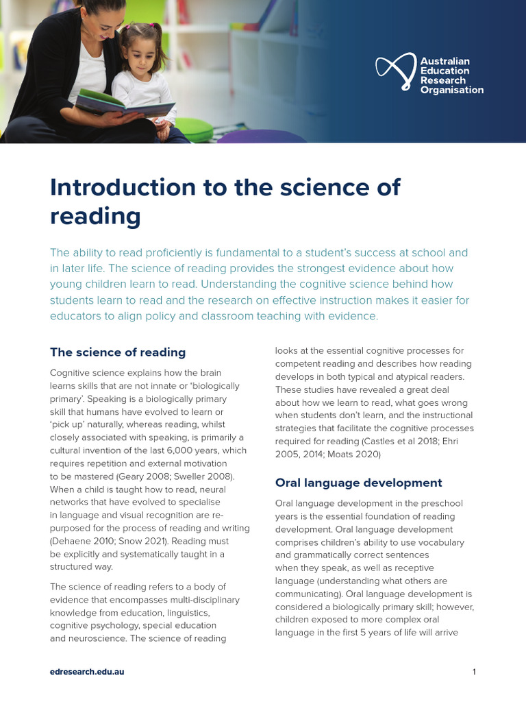 Introduction to the Science of Reading | PDF | Phonics | Reading ...