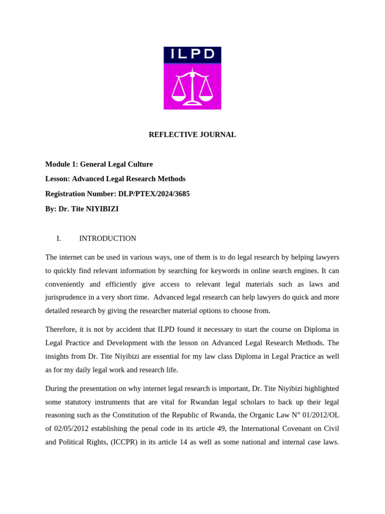 Advanced Legal Research Methods Guide | PDF | Internet | Libraries