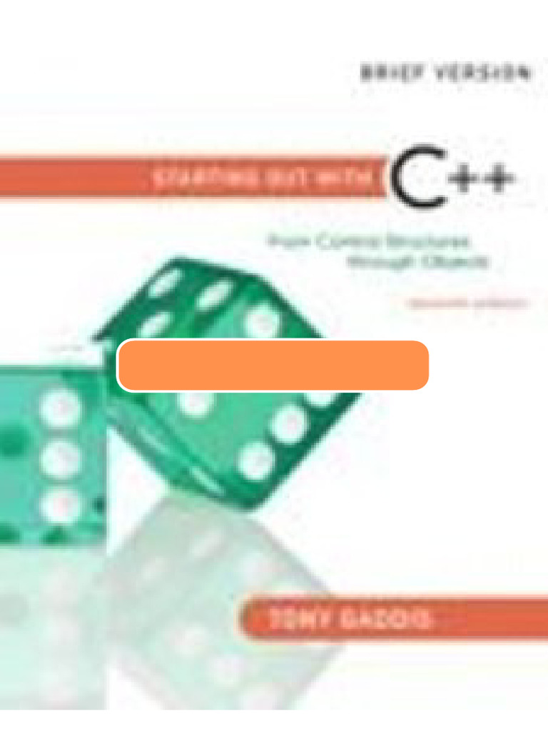 Testbank For Starting Out With C 7th Edition | PDF | C++ | Science