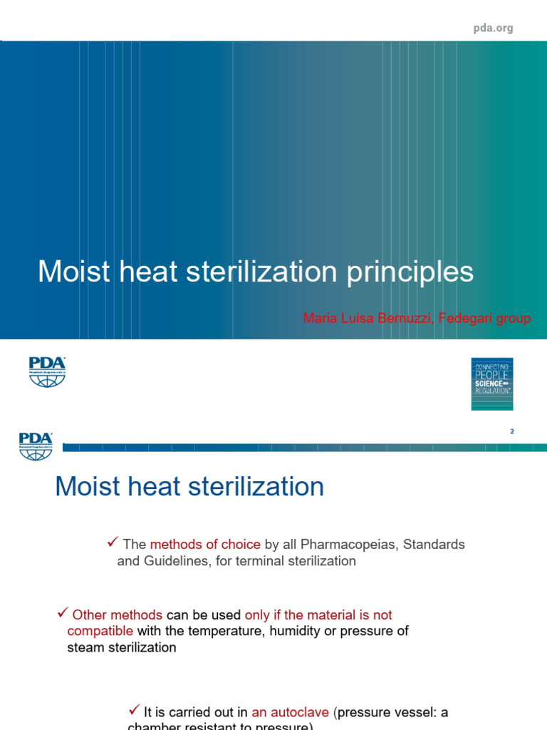03 Moist Heat Sterilization 1 | PDF | Sterilization (Microbiology ...