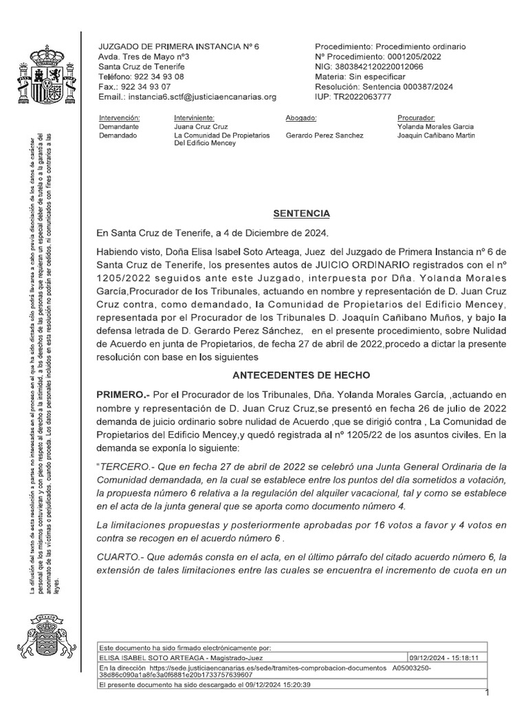 SENTENCIA | PDF
