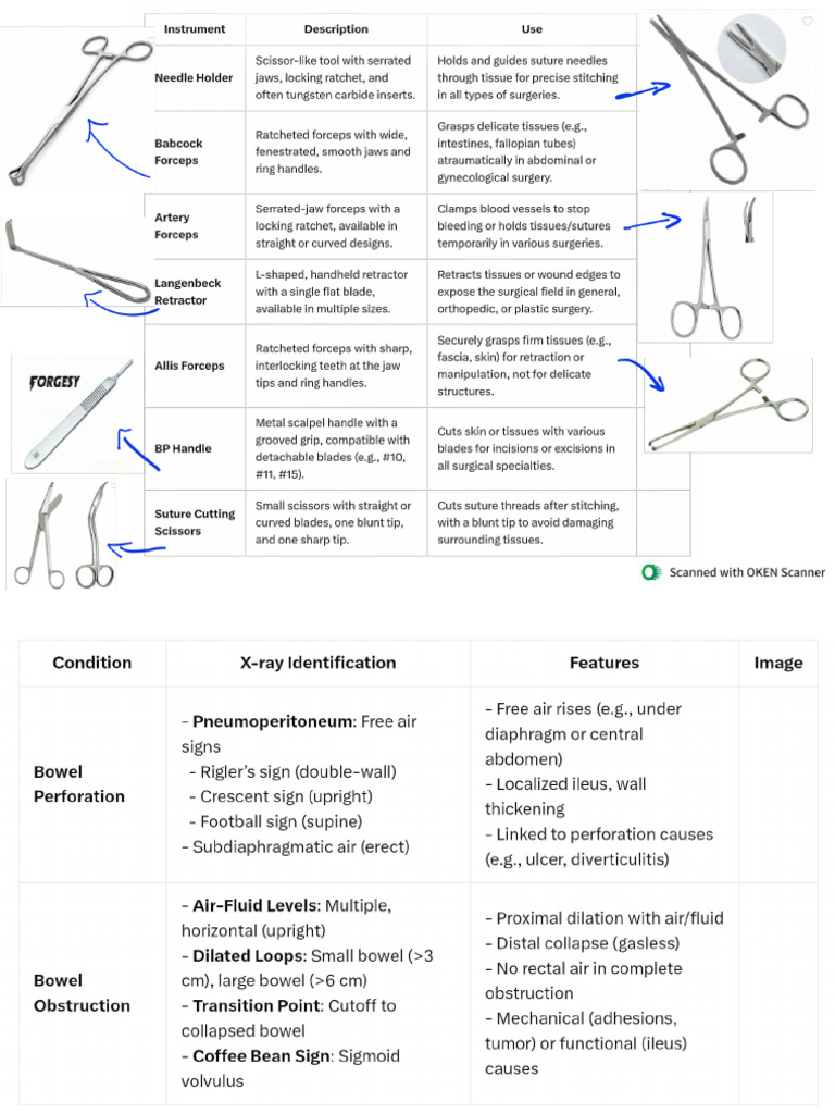 Instruments and X Rays - 250409 - 215354 | PDF