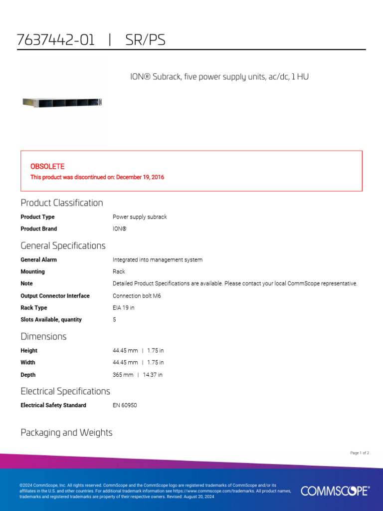 01 Product Specifications | PDF | Manufactured Goods
