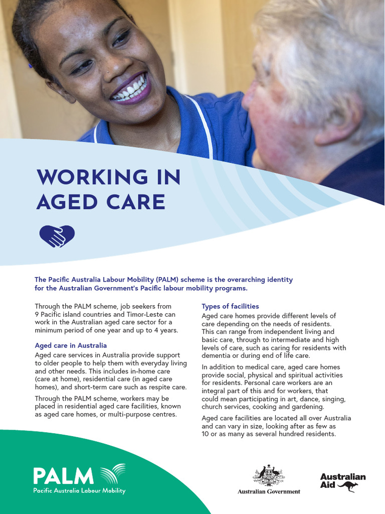 Aged Care Jobs in Australia: PALM Scheme | PDF | Elderly Care | Employment
