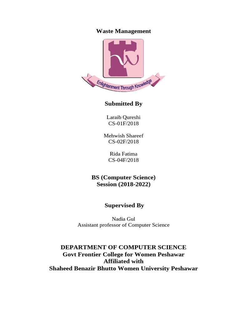 Laraib | PDF | Waste | Waste Management