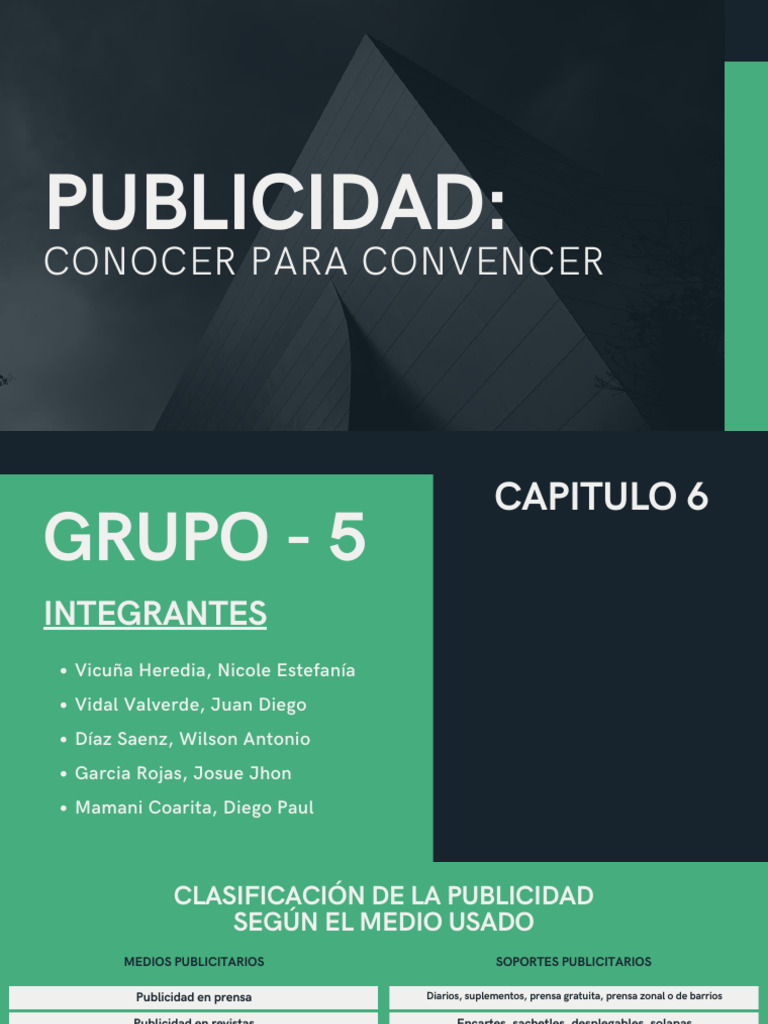 Publicidad Conocer para Convencer Cap 6 | PDF | Publicidad | Marketing
