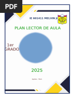 Plan Lector para Primer Grado | PDF | Maestros | Salón de clases