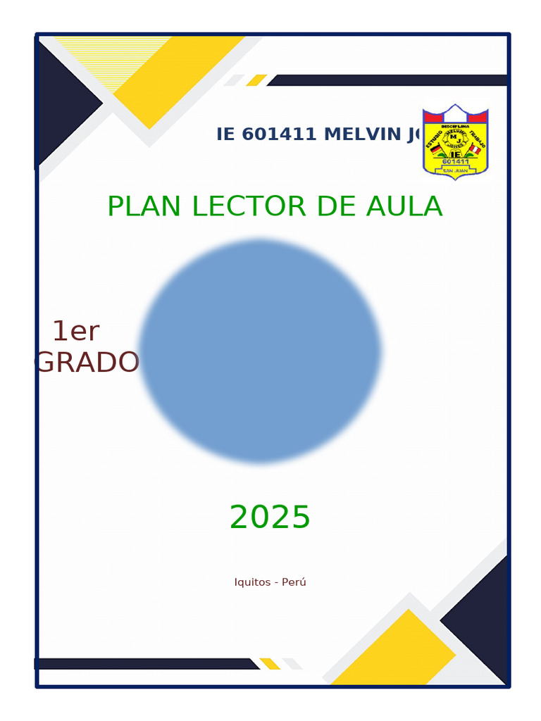 Plan Lector para Primer Grado 2025 | PDF | Salón de clases | Educación ...