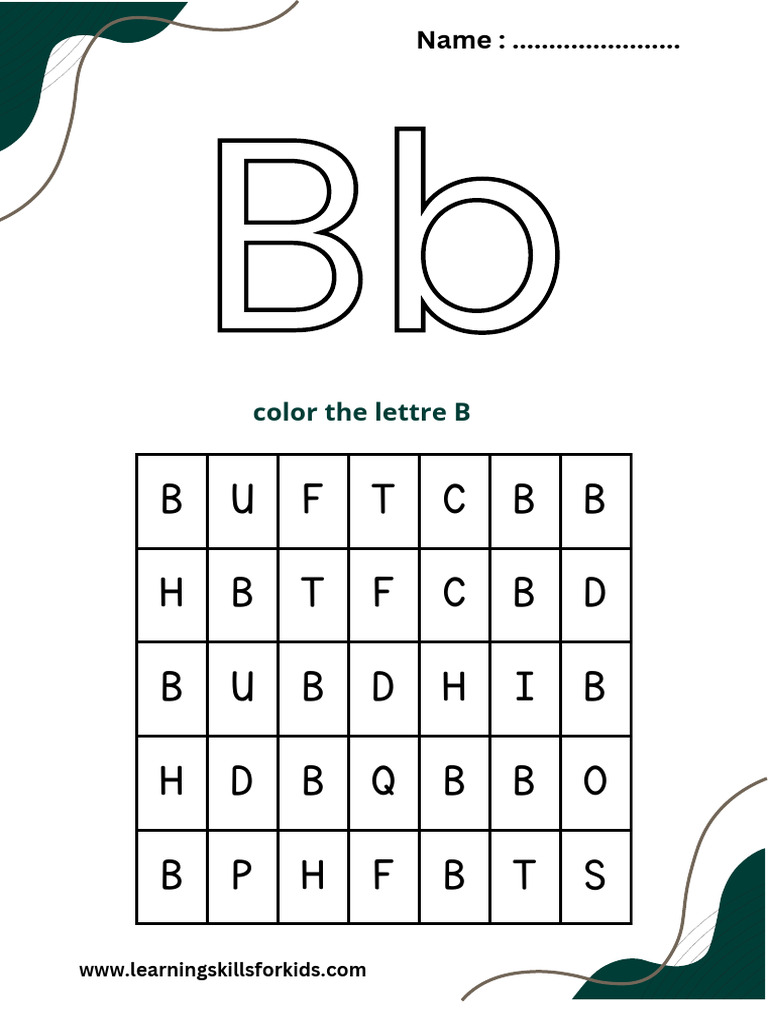 Coloring Booklet Worksheet (B) | PDF