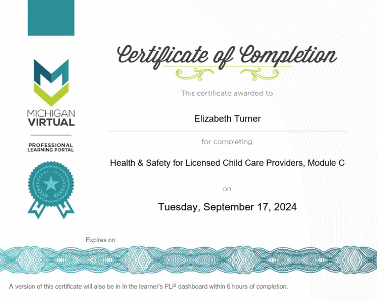 Health & Safety For Licensed Child Care Providers, Module C Health ...