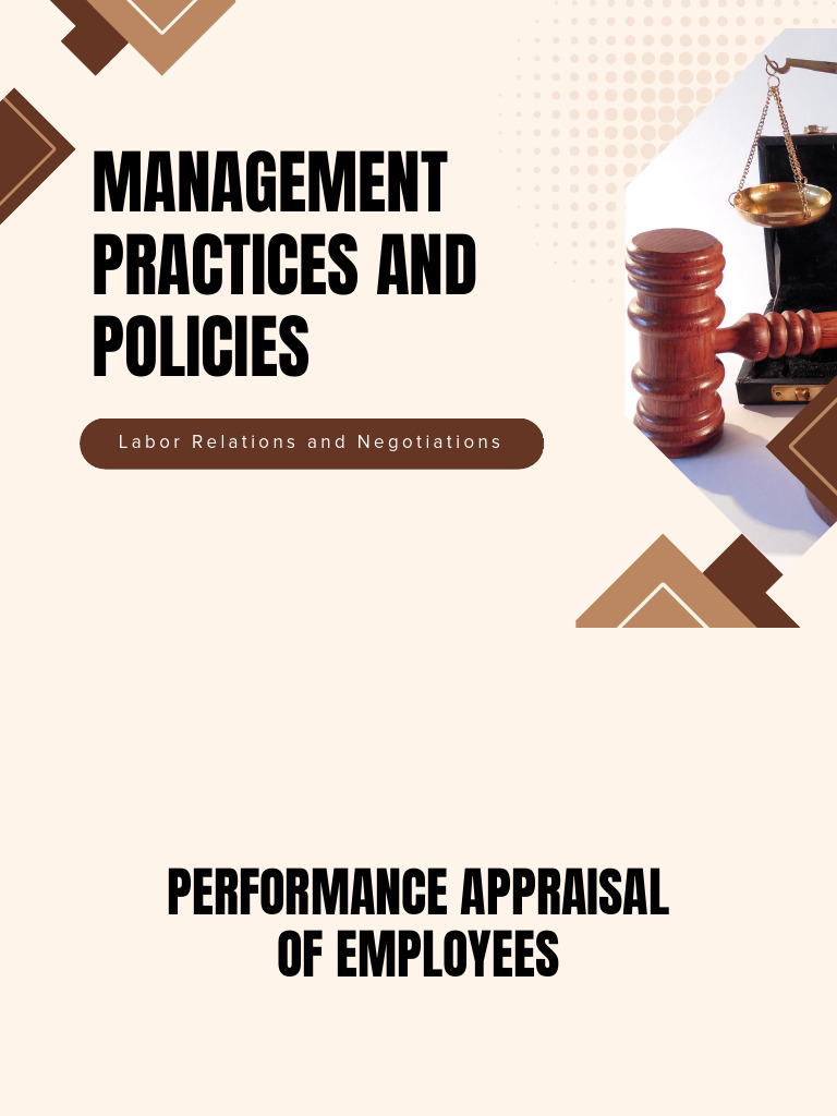 Performance Appraisal and Labor Relations | PDF | Performance Appraisal ...