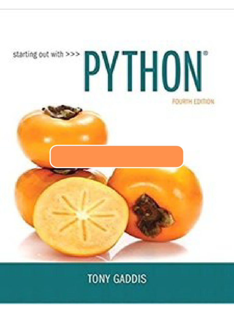 Testbank for Starting Out With Python 4th Edition | PDF | Educational ...