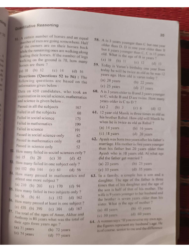 Mba Entrance Questions | PDF