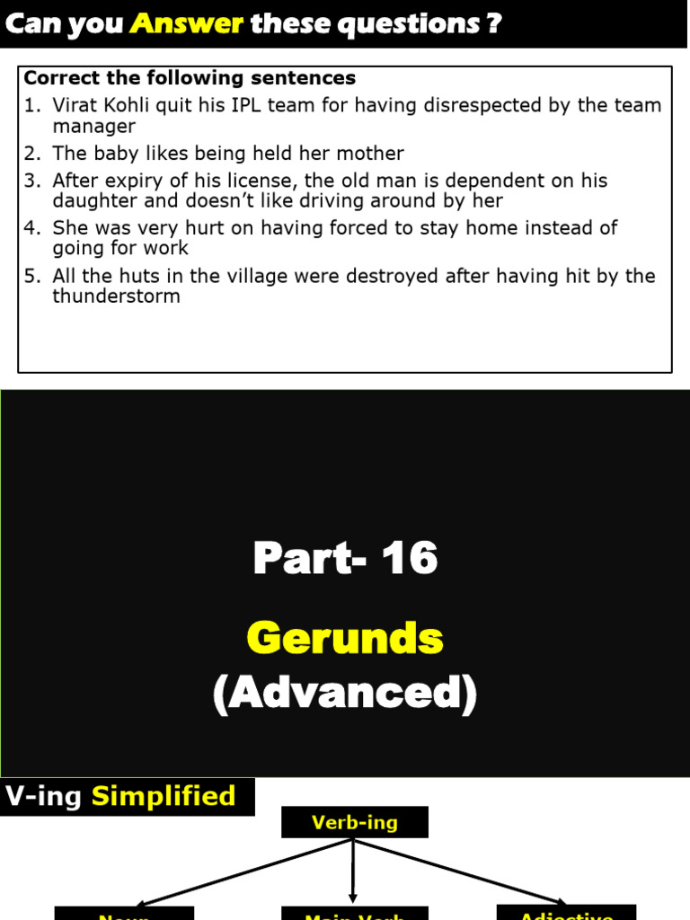Part-16 - Geurnds Advanced | PDF | Semantic Units | Language Mechanics