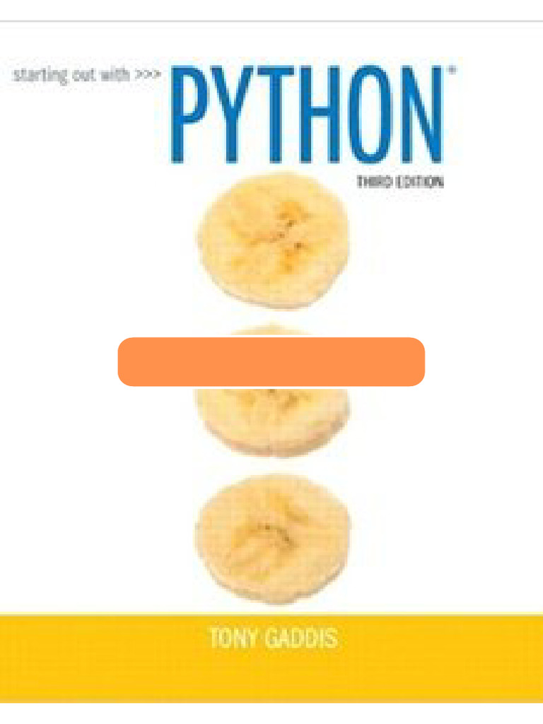 Testbank for Starting Out With Python 3rd Edition | PDF | Curriculum