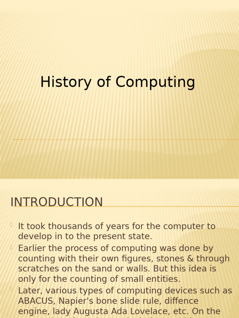 Week2-History and Generation of Computing | PDF | Integrated Circuit ...