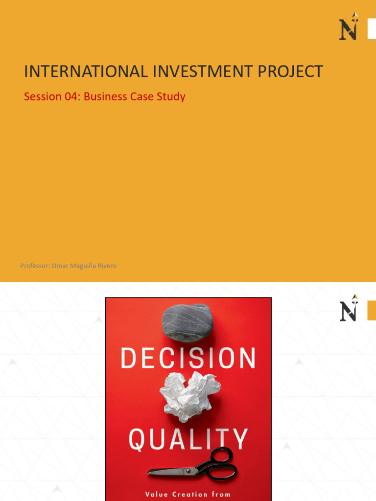 Business Case Study: Decision Quality Analysis | PDF | Cognition