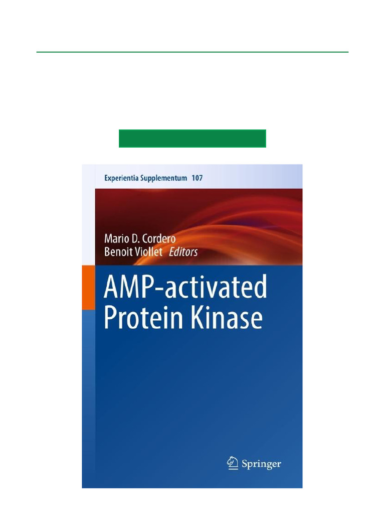 AMP Activated Protein Kinase Complete Book Download | PDF | Adenosine ...