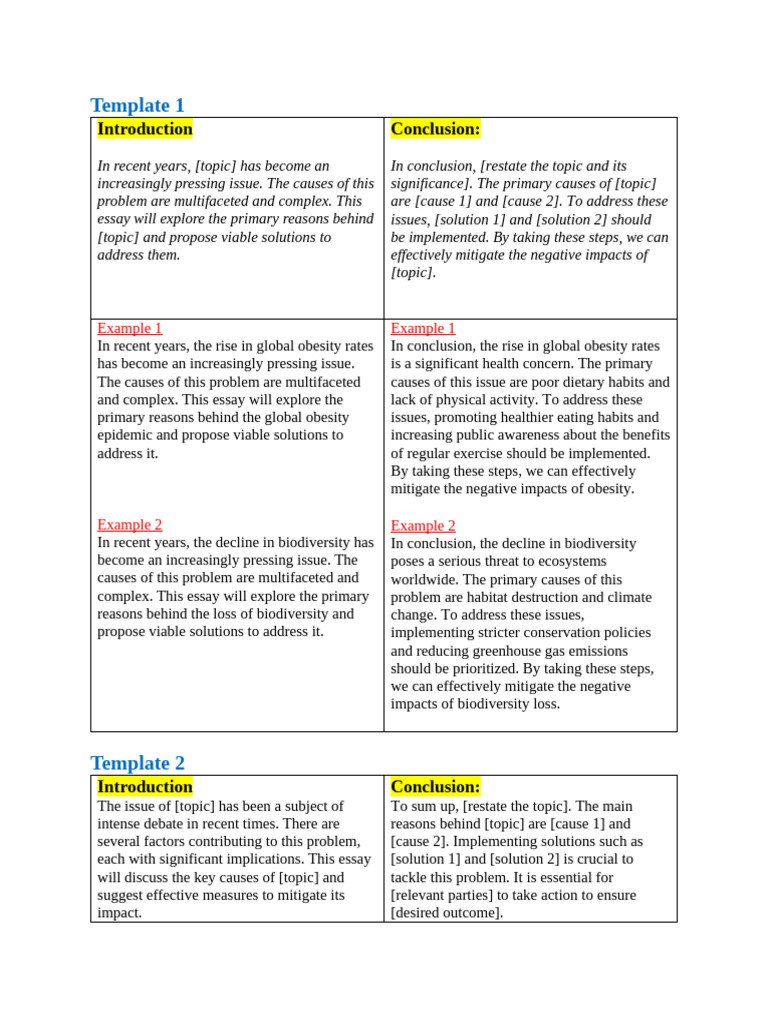 Introduction+ Conclusion (Causes& Solutions) | PDF | Obesity | Biodiversity