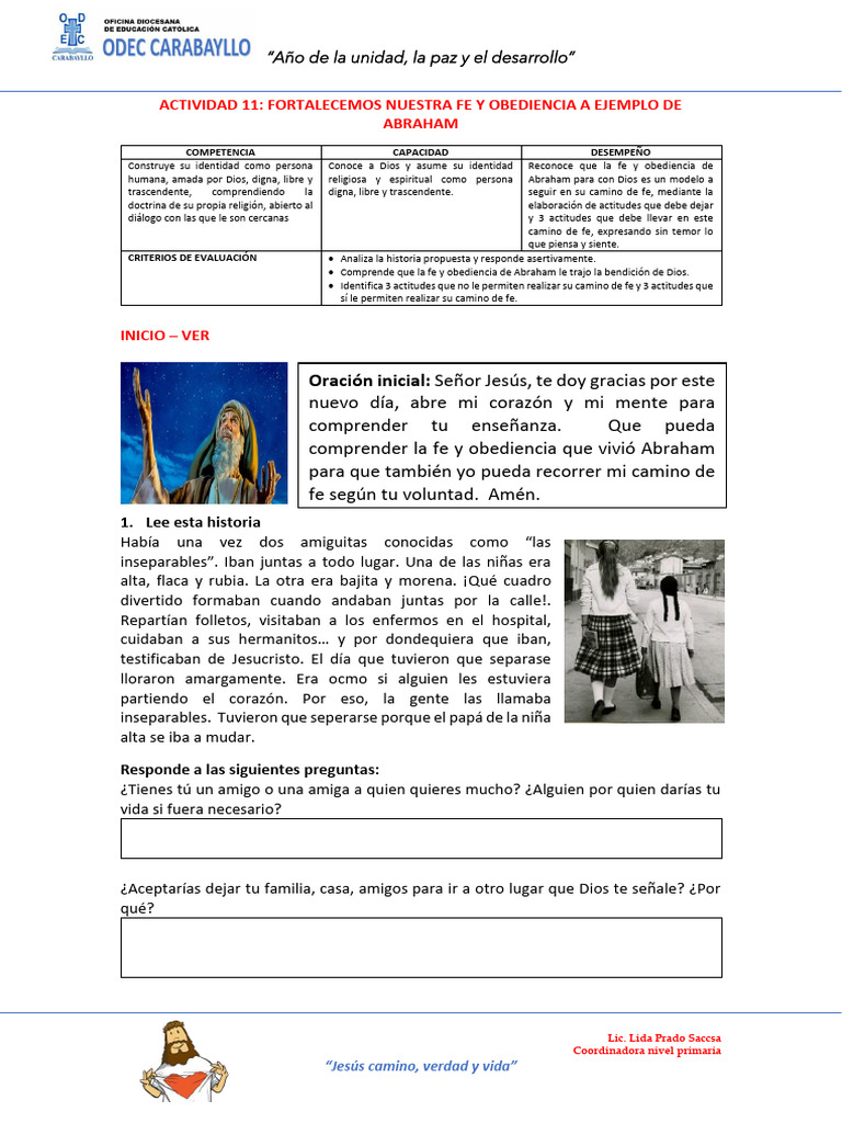 Fe y obediencia: el ejemplo de Abraham | PDF | Abrahán | Verdad