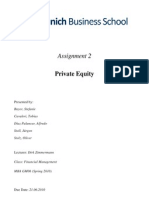 Financial MGMT Assignment 2 - Private Equity