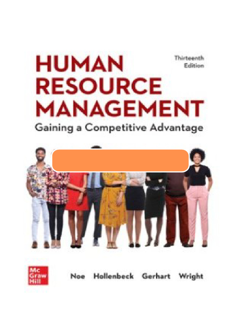 Testbank For Human Resource Management Gaining A Competitive Advantage ...